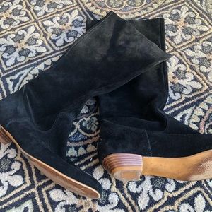 Aldo Black Suede Boots Size 38 (7.5-8)